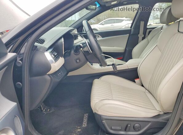 KMTG34TA2PU114958 2023 GENESIS G70 Черный Вид салона спереди