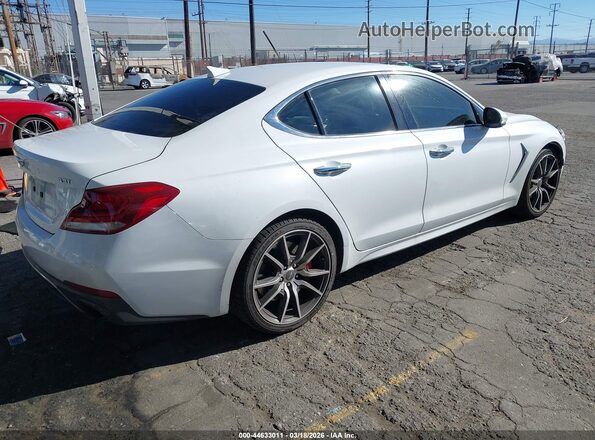KMTG54LE2KU034078 2019 GENESIS G70 White Tył prawy