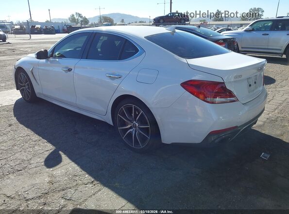 KMTG54LE2KU034078 2019 GENESIS G70 White Tył lewy