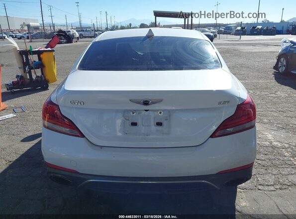 KMTG54LE2KU034078 2019 GENESIS G70 White 