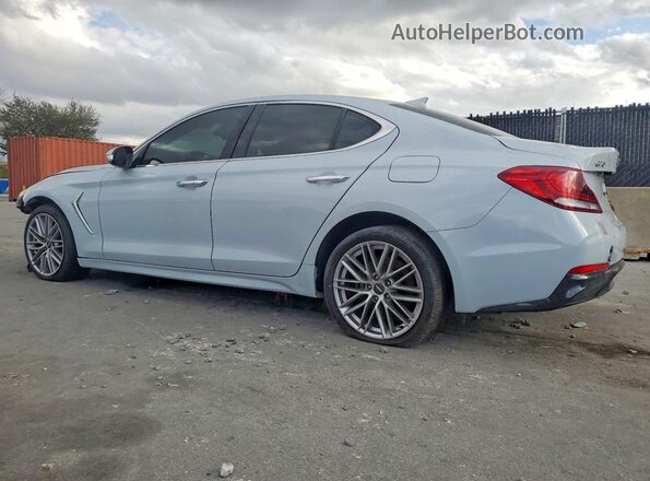 KMTG64LA7LU045878 2020 GENESIS G70 Silver უკანა მარცხენა