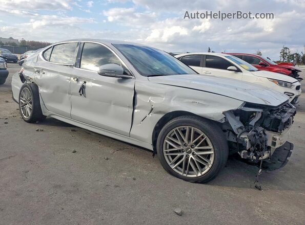 KMTG64LA7LU045878 2020 GENESIS G70 Silver წინა მარჯვენა
