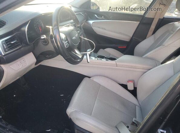KMTG64LA9KU030667 2019 GENESIS G70 Black Вид салону спереду