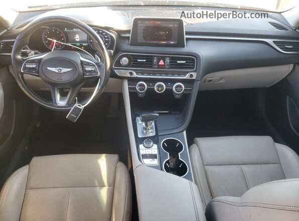 KMTG64LA9KU030667 2019 GENESIS G70 Black Вид панелі приладів
