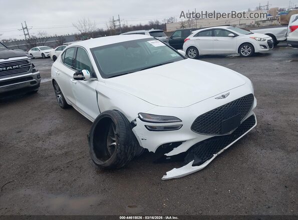 KMTG64SC4TU164149 2026 GENESIS G70 Белый Передняя правая четверть