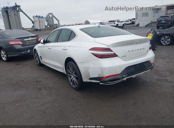 KMTG64SC4TU164149 2026 GENESIS G70 Белый Задняя левая четверть