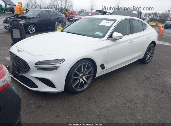 KMTG64SC4TU164149 2026 GENESIS G70 Белый Передняя левая четверть