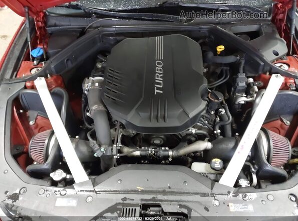 KMTG74LE3KU023231 2019 GENESIS G70 Красный Вид сзади
