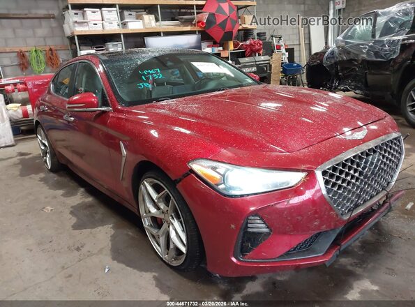 KMTG74LE3KU023231 2019 GENESIS G70 Красный 