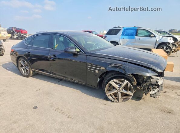 KMTGA4SC7RU222066 2024 GENESIS G80 Black წინა მარჯვენა