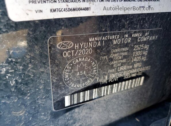 KMTGC4SD6MU044081 2021 GENESIS G80 Black Vista del compartimento del motor