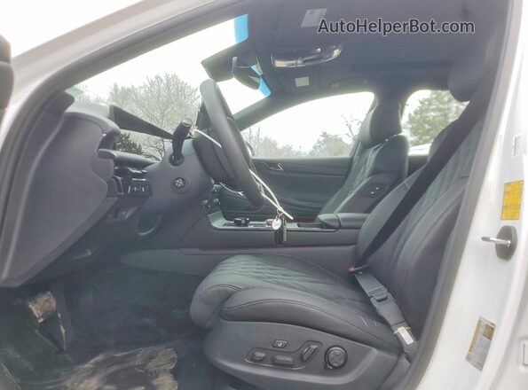 KMTGF4SD5TU313581 2026 GENESIS G80 White Front interior view