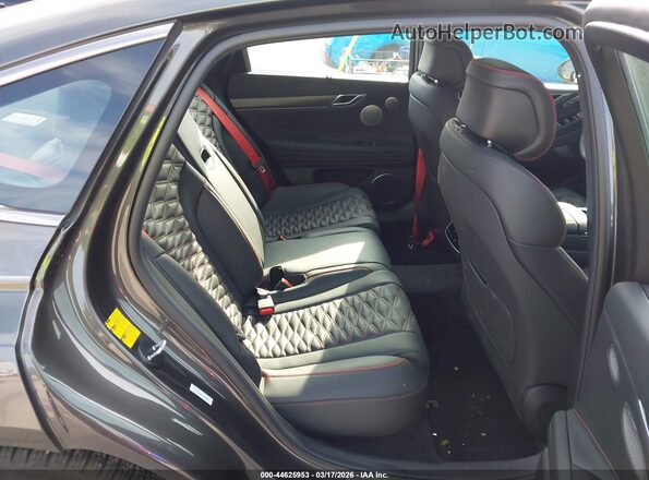 KMTGG4SD2TU320663 2026 GENESIS G80 Gray VIN sticker view