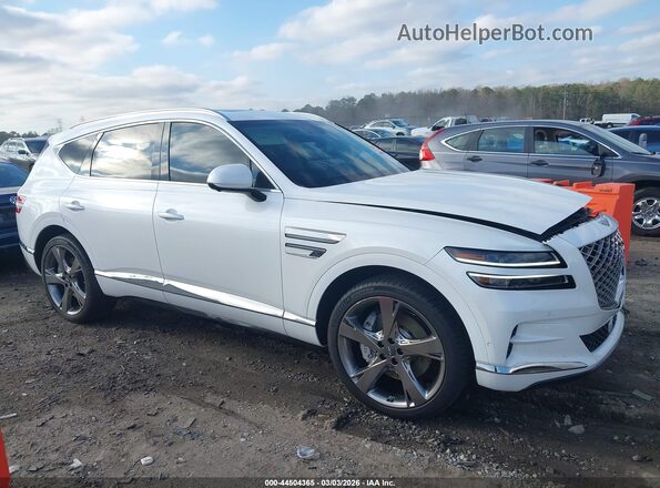 KMUHCESC1RU157571 2024 GENESIS GV80 White Widok wnętrza z tyłu