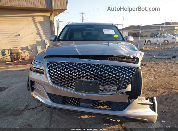 KMUHCESC5NU077698 2022 GENESIS GV80 Gray Սարքավորումների վահանակի տեսք
