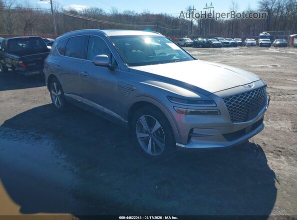 KMUHCESC5NU079127 2022 GENESIS GV80 Silver Przód prawy