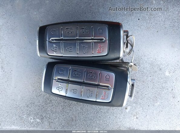 KMUHCESC5NU079127 2022 GENESIS GV80 Silver Widok deski rozdzielczej