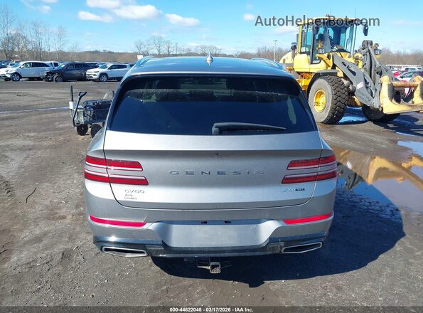 KMUHCESC5NU079127 2022 GENESIS GV80 Silver 