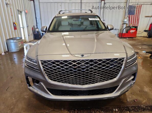 KMUHCESC8NU076352 2022 GENESIS GV80 Gray Vista frontal