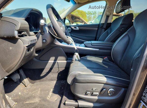 KMUHCESC8RU178689 2024 GENESIS GV80 Gray Vista interior delantera