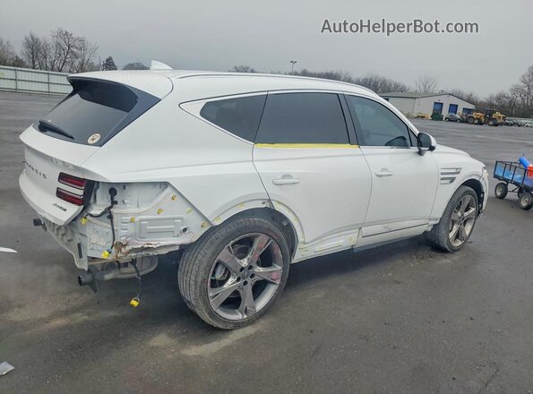 KMUHCESC9RU148536 2024 GENESIS GV80 White უკანა მარჯვენა