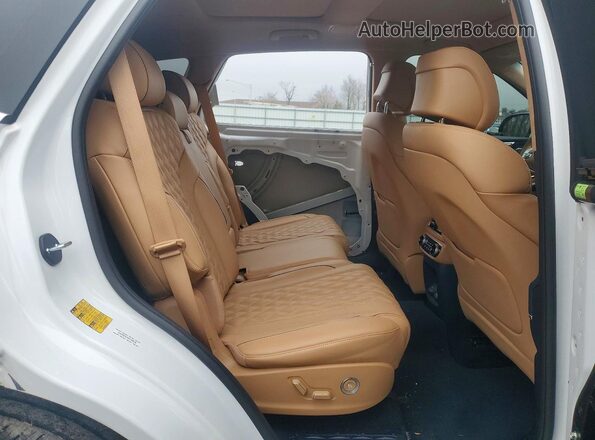 KMUHCESC9RU148536 2024 GENESIS GV80 White უკანა სალონის ხედი