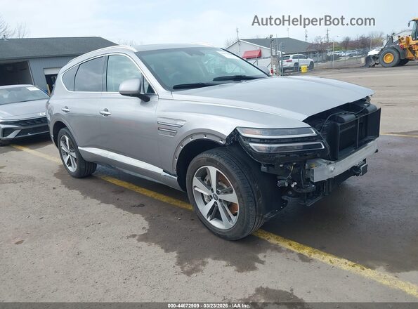 KMUHCESCXRU203527 2024 GENESIS GV80 Silver Delantero derecho