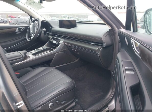 KMUHCESCXRU203527 2024 GENESIS GV80 Silver Vista interior delantera