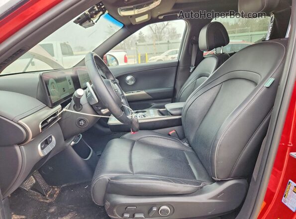 KMUKCDTC7PU002485 2023 GENESIS GV60 Red წინა სალონის ხედი
