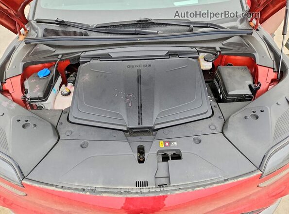 KMUKCDTC7PU002485 2023 GENESIS GV60 Red უკანა სალონის ხედი