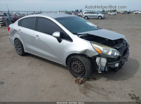 KNADM4A30G6668326 2016 KIA RIO Серый Передняя правая четверть