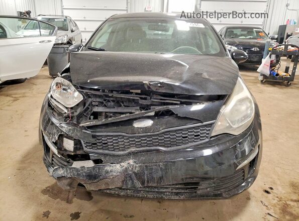 KNADM4A34H6012017 2017 KIA RIO Черный Вид спереди