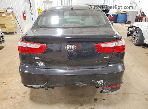 KNADM4A34H6012017 2017 KIA RIO Черный Вид сзади