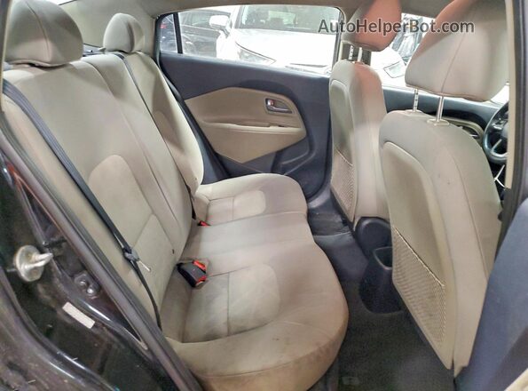 KNADM4A34H6012017 2017 KIA RIO Черный Вид задних сидений