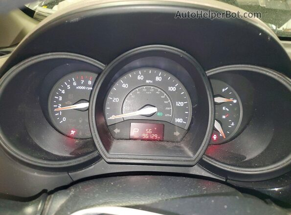 KNADM4A34H6012017 2017 KIA RIO Черный Вид щитка приборов