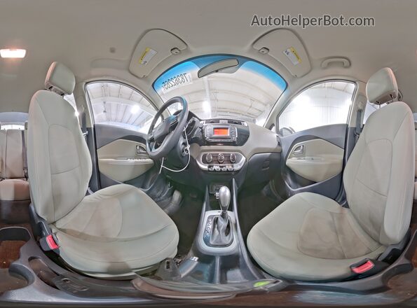 KNADM4A34H6012017 2017 KIA RIO Черный Панорамный вид салона 360°