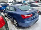 2016 Kia Rio Lx Blue vin: KNADM4A36G6572958