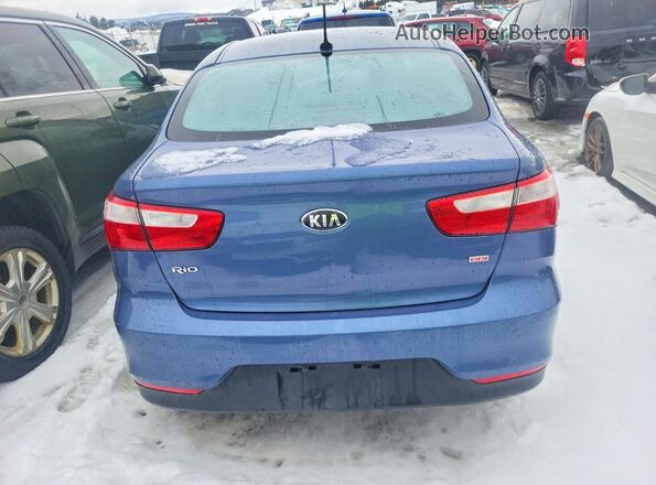 KNADM4A36G6572958 2016 KIA RIO Blue Vista trasera