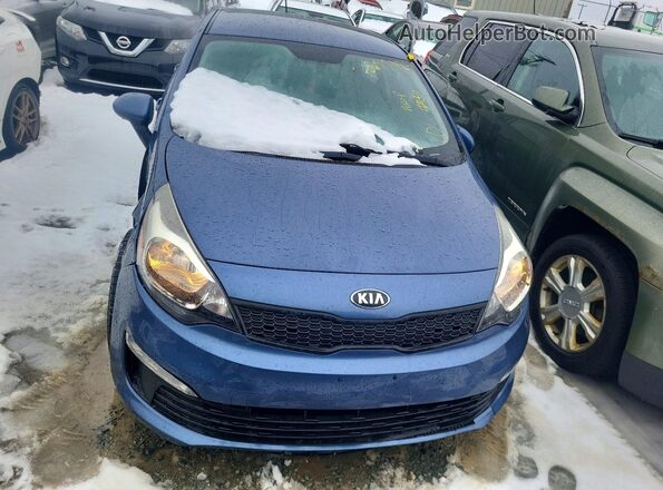 KNADM4A36G6572958 2016 KIA RIO Blue Vista frontal