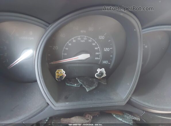 KNADM5A34H6006899 2017 KIA RIO Черный Вид задних сидений