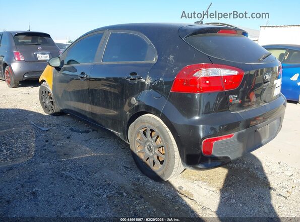 KNADM5A34H6006899 2017 KIA RIO Черный Задняя левая четверть