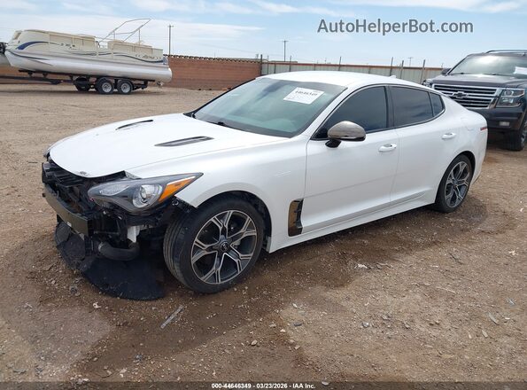 KNAE15LA2M6089509 2021 KIA STINGER Белый Передняя левая четверть