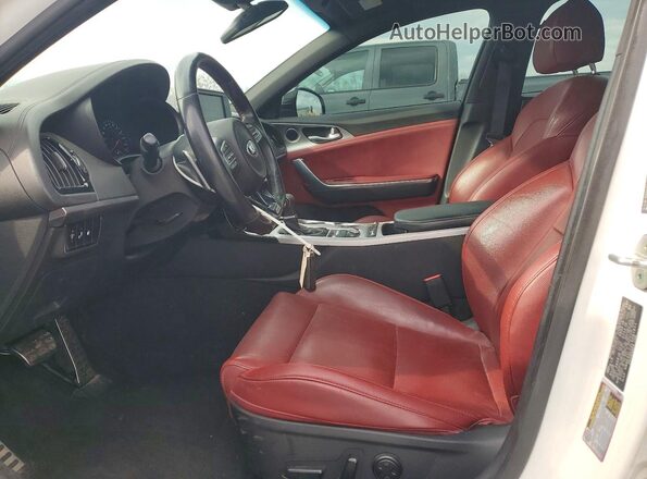 KNAE35LC2L6081811 2020 KIA STINGER White Սալոնի դիմացի տեսք