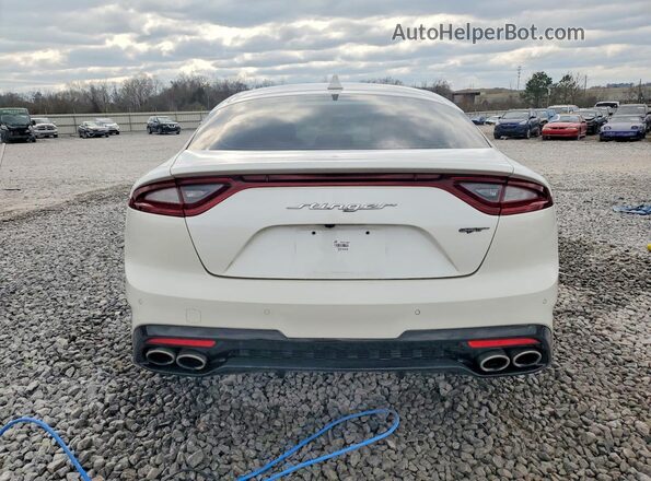 KNAE35LC2L6081811 2020 KIA STINGER White Հետևի տեսք