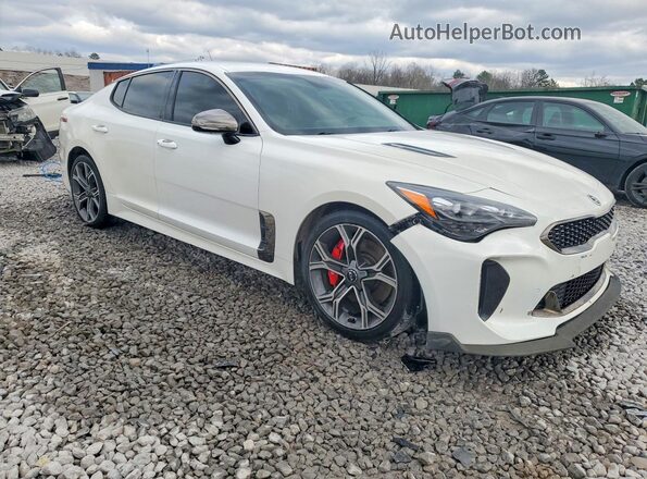 KNAE35LC2L6081811 2020 KIA STINGER White Առջևի աջ