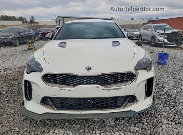 KNAE35LC2L6081811 2020 KIA STINGER White Դիմացի տեսք