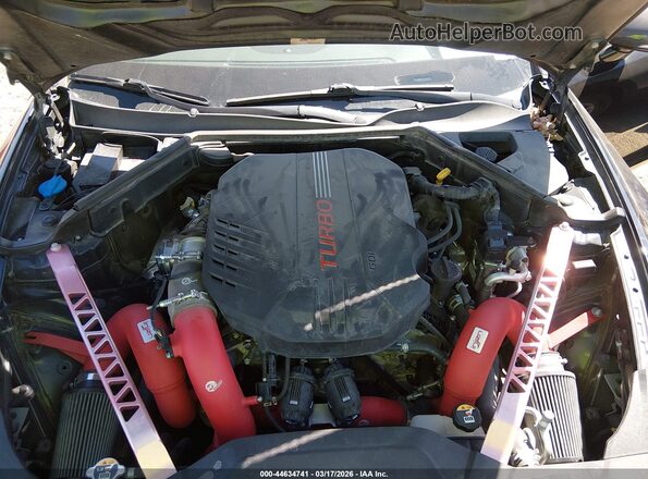 KNAE35LC3L6078125 2020 KIA STINGER Black Widok z tyłu