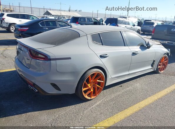 KNAE35LC3M6096724 2021 KIA STINGER Синий Задняя правая четверть