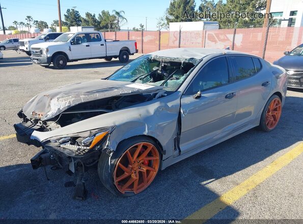 KNAE35LC3M6096724 2021 KIA STINGER Синий Передняя левая четверть