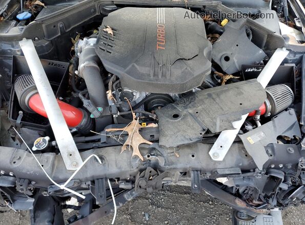 KNAE35LC5K6043715 2019 KIA STINGER Черный Вид задней части салона